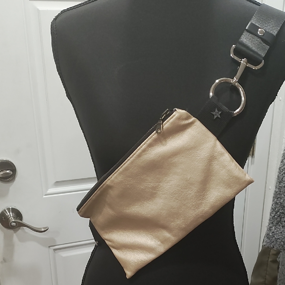 Elegant Tan Crossbody/Belt Bag